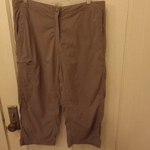 *3 FOR $13* LL Bean dark tan capris